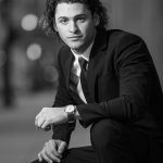 senior portrait boy in downtown Tulsa