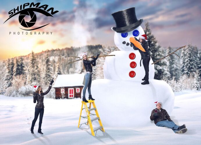 family portrait christmas card
