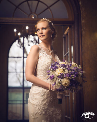 bridal wedding day engagement portrait Tulsa, Oklahoma