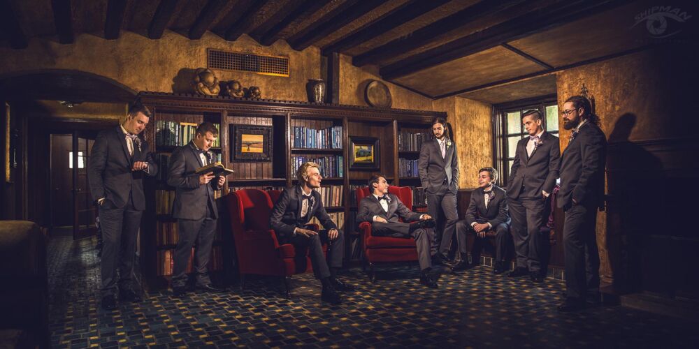 groomsmen at a wedding in tulsa oklahoma