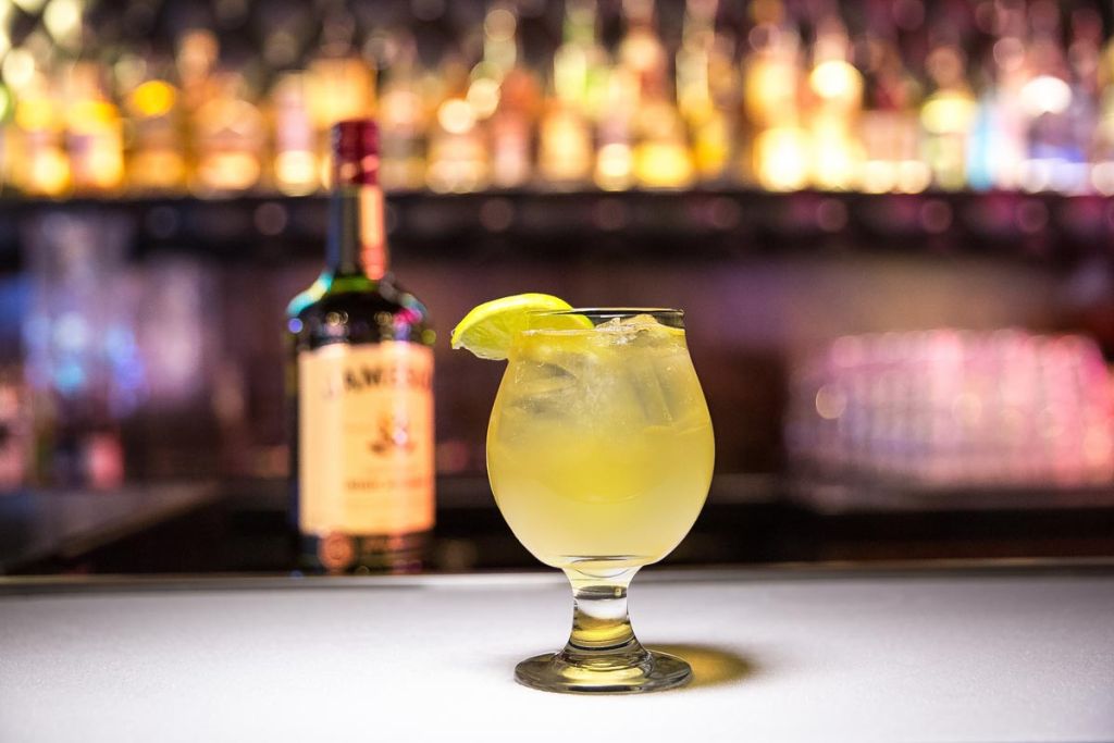bar order drink on ice bar at hard rock tulsa beverage photography