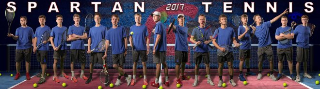 Bixby boys tennis team banner