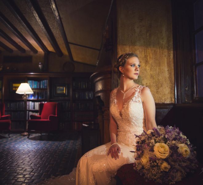 Bridal portrait Tulsa Oklahoma - dresser mansion