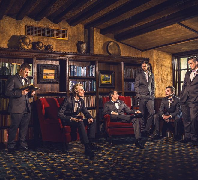 groomsmen at a wedding in tulsa oklahoma