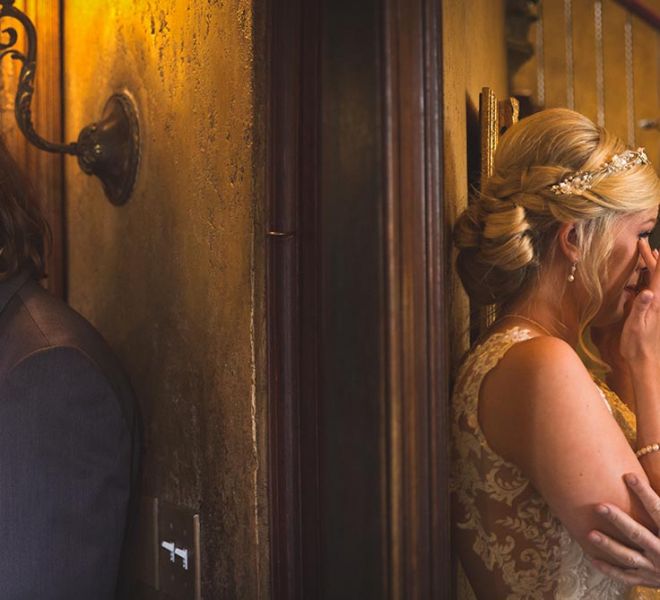 bride groom portrait before the wedding tulsa