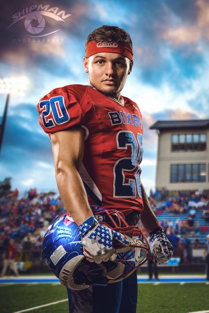 Bixby Football Senior Portrait Special Gregg Shipman Photography