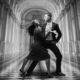 married couple in ballroom
