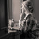 bride getting ready for her wedding
