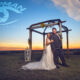 sunset wedding