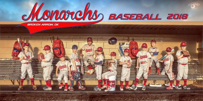 cool team banner for youth baseball team in a dugout
