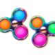 product photo of metallic fidget spinners for amazon store