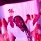 woman dancing at a party Candid event photography in Tulsa